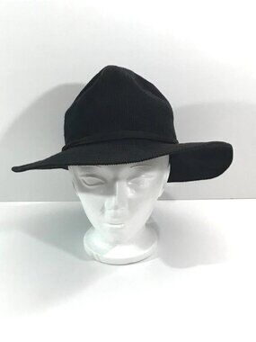 🖤 Women’s Black Floppy Wide Brim Hat - EUC